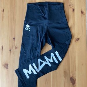 SoulCycle x Lululemon Miami Wunder Under Leggings